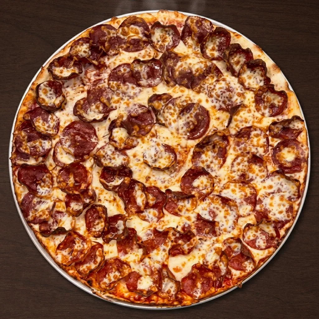Pepperoni Lover Pizza at My Pizza Winnipeg - creamy halal pepperoni lover specialty pizza
